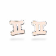 Gemini 925 silver earrings
